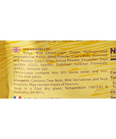 Luxurious Dates with Nuts Arabian Delights Milk Chocodate with Almond 100 gm Chocolate Coated Bite-Sized Snacks Stuffed w/Golden Roasted Almonds Dates Snacks & Sweets - Buy Online on GoSupps.com