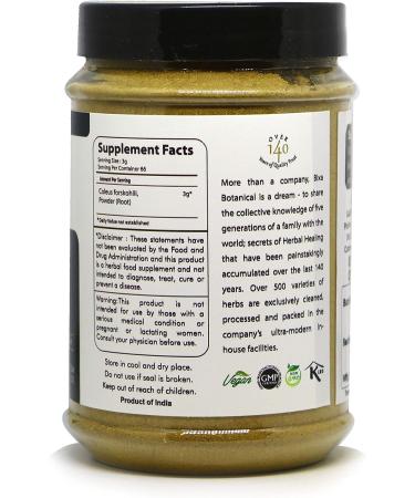 Bixa BOTANICAL Coleus Root Powder (Coleus forskohlii) 7 Oz - Supports Healthy Metabolism & Weight Management - Buy Online on GoSupps.com