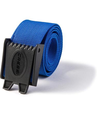Cressi Nylon Weight Belt with Plastic Buckle - Blue (TA627020) - Buy Online on GoSupps.com