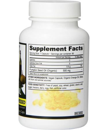 Deva Nutrition Vegan Pumpkin Seed Oil Capsules - 90 Count, Plant-Based Wellness - Buy Online on GoSupps.com