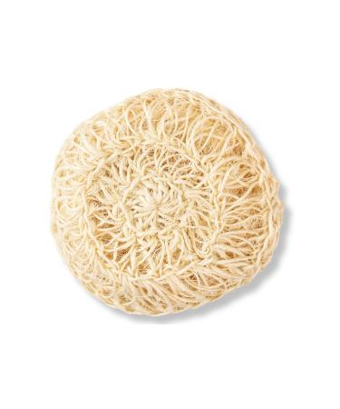 Eco Bath London Natural Sisal Hemp Bath Scrubber - Premium Hard Sisal Exfoliating Body Sponge for Shower and Bath Natural Fibers for Smooth Radiant Skin