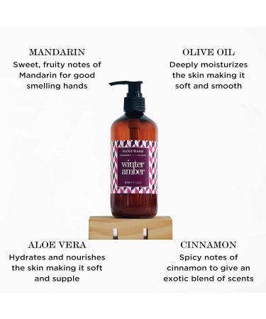 Buy Winter Amber Mandarin & Cinnamon Hand Wash | 100% Vegan Paraben Free | 300ml - International Shipping - Buy Online on GoSupps.com