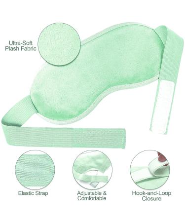 Cooling Eye Mask | Gel Pearl Eye Mask for Hot & Cold Therapy | Sleep Relaxation Mask for Swollen & Tired Eyes - Green - Buy Online on GoSupps.com