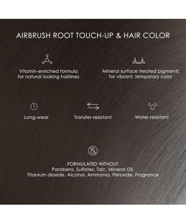 TEMPTU Airpod Airbrush Root Touch-up & Hair Color Kit - Vitamin-Enriched Weightless Formula for Long-Lasting Brown/Black Color | International Shipping Available - Buy Online on GoSupps.com