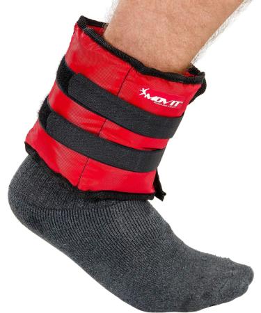 Movit 2 Set Weight Cuffs for Hands & Ankles - 7 Weight Variants (0.5kg to 4kg) - Adjustable Wrist & Ankle Weights (Green) - Ideal for Strength Training & Rehabilitation - Buy Online on GoSupps.com