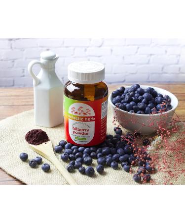 Eclectic Institute Freeze-Dried Bilberry Powder 3.2 oz â€“ Whole Food Antioxidant Superfood - Buy Online on GoSupps.com