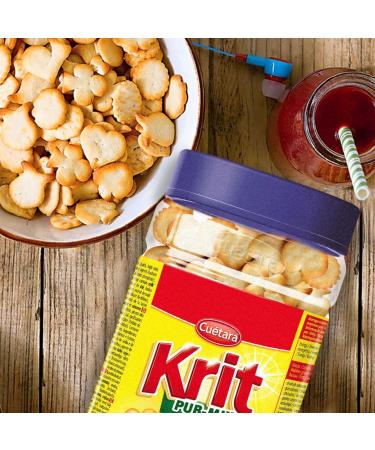 Cu tara - Pub Mix savory cookies - 350g jar size - Assortment - Heart tile clover and spades - With wheat flour and barley - Salted snack ideal for appetizers - Buy Online on GoSupps.com