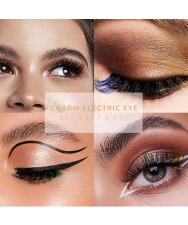 Shop Colored Eyelashes | Russian Strip Lashes DD Curl | 10 Pairs Mixed Natural Thick Volume - Buy Online on GoSupps.com