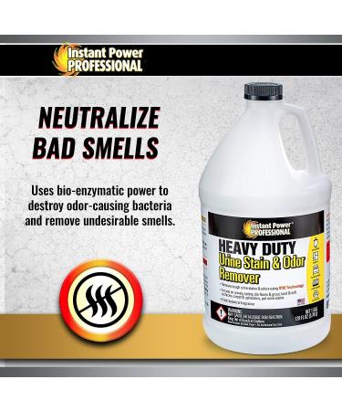 Instant Power Professional Heavy Duty Urine Stain & Odor Remover - 128 Fl Oz - Effective Cleaning Solution for Pet Owners - Fast International Shipping - Buy Online on GoSupps.com