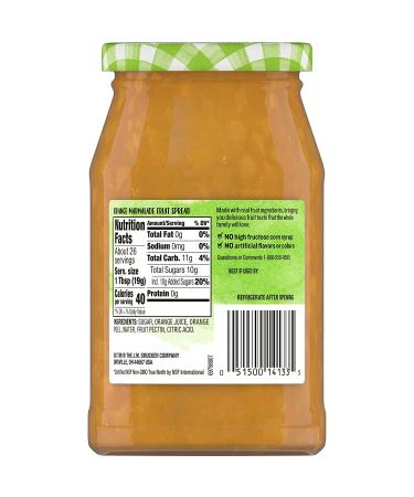 Smucker's Natural Orange Marmalade Fruit Spread 17.25oz - Sweet & Zesty Flavor - Buy Online on GoSupps.com
