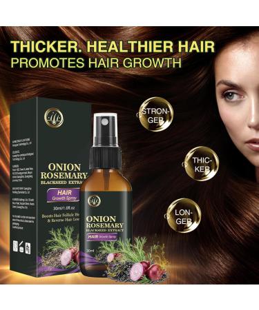 Onion Hair Strengthening Oil Spray - Onion Oil for Hair Growth Moisturizes Scalp & Hair | Nourishing & Volumizing | Eliminates Split Ends Hair Regrowth for Stronger For All Hair Types - Buy Online on GoSupps.com