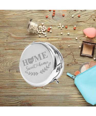 Ohio Compact Mirror Home Sweet Home Makeup Mirror Ohio Gift (Ohio -M) - Buy Online on GoSupps.com