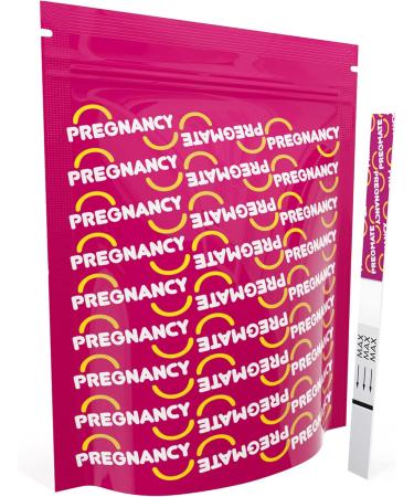 Pregmate 10 Pregnancy Test Strips (10 Count) - Accurate & Reliable Home Pregnancy Testing - Buy Online on GoSupps.com