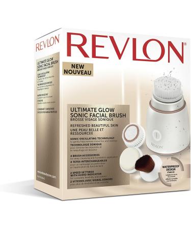 Revlon Ultimate Glow Sonic Facial Brush - RVSP3538UKE | Clean & Makeup - Buy Online on GoSupps.com