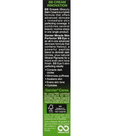 Garnier Skin BB Eye Miracle Skin Perfector Eye Roller Fair/Light 0.27oz - Buy Online on GoSupps.com