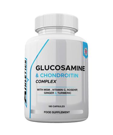 Glucosamine and Chondroitin High Strength Complex - with MSM Rosehip Ginger & Turmeric