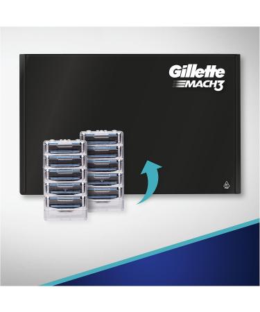 Gillette Mach3 Razor Blades for Men - 8 Pack | International Shipping Available - Buy Online on GoSupps.com