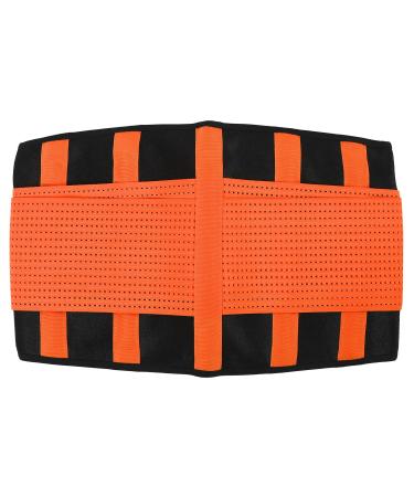 Psytfei back bandage support belt flexible breathable waist protection for back pain sciatica scoliosis relaxation abdominal and pelvic girdle wear Lose weight orange