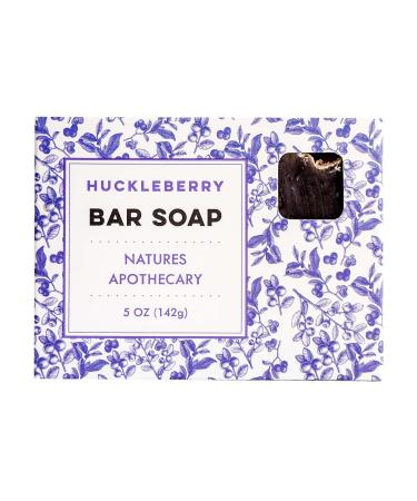 NATURE'S APOTHECARY Huckleberry Premium Bar Soap - Cold-Processed Castile Soap - Eco-Friendly Vegan Hypoallergenic All-Natural Handmade in USA by DAYSPA Body Basics