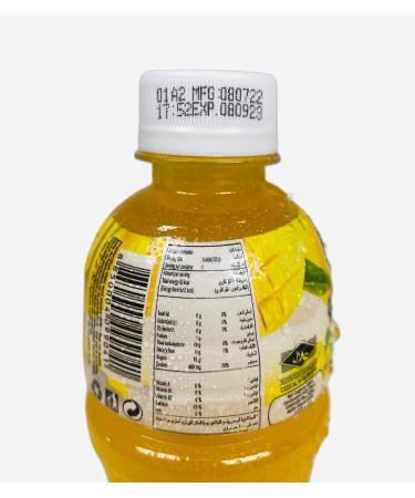 Bonko Just Drink Mango with NATA de Coco 320ml (6 Bottles) - Refreshing Tropical Beverage - Buy Online on GoSupps.com
