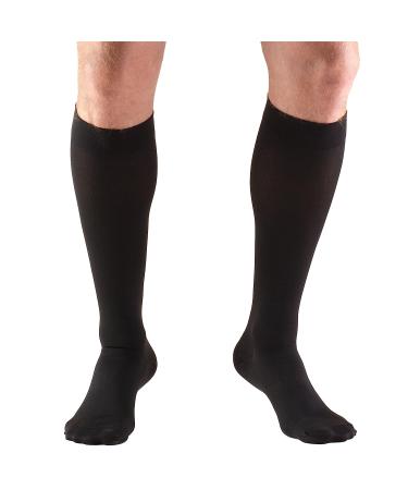 Truform 20-30 mmHg Compression Stockings Short Length, Black, Large - 1 Pair - Buy Online on GoSupps.com