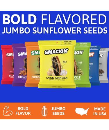 SMACKIN' Sunflower Seeds - Pack of 12 - 4 Oz. - Buy Online on GoSupps.com