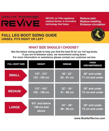Recoverycare Revive M2 Gear Pack - Full Leg Compression Cuffs & Console for Pain Relief & Fatigue Recovery - Buy Online on GoSupps.com