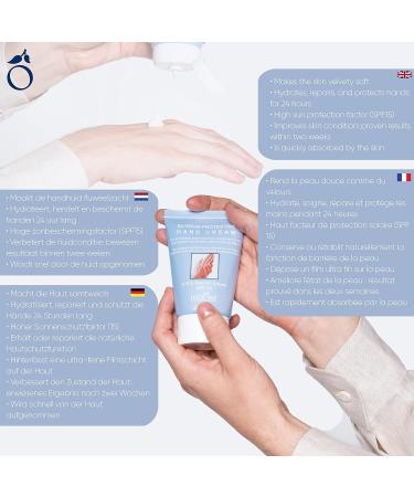 Herome 24h Protective Hand Cream - SPF 15 for Very Dry Cracked Hands | Velvet Soft Skin - 80ml - International Shipping Available - Buy Online on GoSupps.com