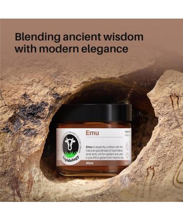 Emu Face and Body Cream - Unscented 60 ml | Hydrating & Nourishing | International Shipping Available - Buy Online on GoSupps.com