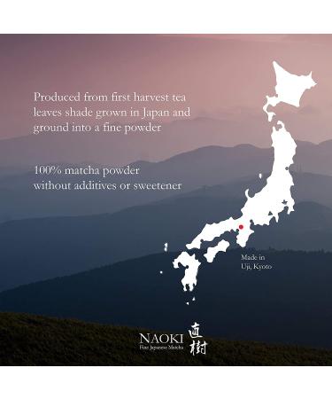 Naoki Matcha Superior Ceremonial Blend - First Harvest Japanese Matcha Green Tea Powder from Uji Kyoto - 100g (3.5oz) Pack - Buy Online on GoSupps.com