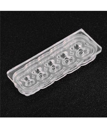 Demeras Silicone Mold Nail Art Nail Silicone Mold 14x10x1 Silicon Uv Nail Decoration Mold Nail Art Template Bear Pattern Decals Nail Diy Tools - Buy Online on GoSupps.com