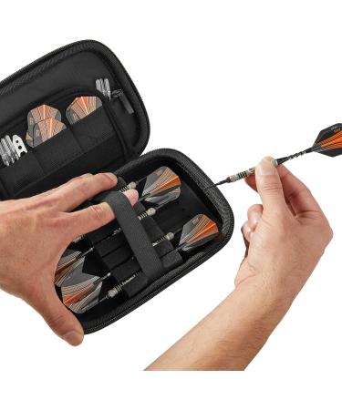 Casemaster Sentinel Dart Case - Holds 6 Darts and Accessories - Black - Buy Online on GoSupps.com