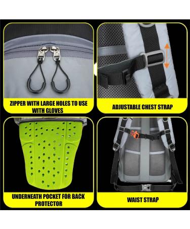 Riderbag Reflective Motorcycle Riding Backpack | Waterproof Bike Commuter Bag for Men | Safety Day and Night - Buy Online on GoSupps.com