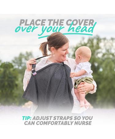 Juicy Bumbles Breastfeeding Cover with Pockets - Soft and Breathable Nursing Coverall (Black) - Buy Online on GoSupps.com