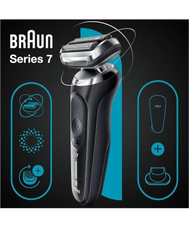 Braun Series 7 Electric Shaver for Men with Precision Trimmer - Wet & Dry Foil Razor - 100% Waterproof - UK 2 Pin Plug - Silver - Which Best Buy S7 70-N1200 - Buy Online on GoSupps.com