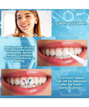 Burfy 4PCs Tooth Crystal Decorations - Colorful Tartar Gems for DIY Nail & Teeth Beauty | International Shipping - Buy Online on GoSupps.com