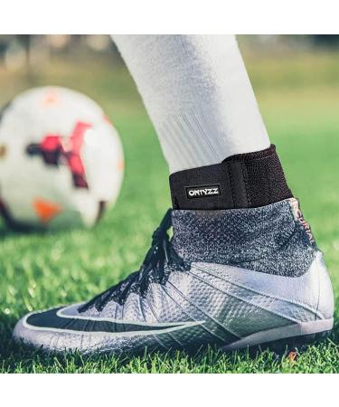 Ontyzz Adjustable Ankle Bandage for Children - Elastic Support for Football Basketball Cycling Running & Dancing - 1 Pair Black - Buy Online on GoSupps.com