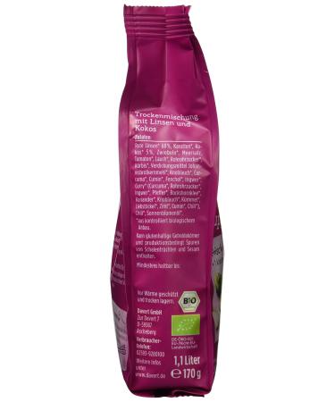Davert Thai Lentil Coconut Soup - Organic Pack of 6 (6 x 170g) | International Shipping Available - Buy Online on GoSupps.com