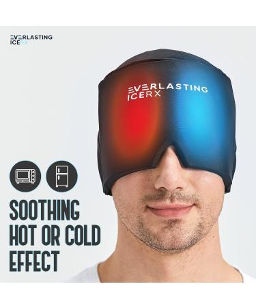 Form Fitting Gel Ice Headache Relief Hat - Cold Therapy Cap for Migraine Relief - Buy Online on GoSupps.com