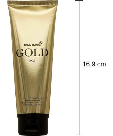 Tannymaxx Gold 999.9 Finest Anti Age Dark Tanning Lotion 125ml - Buy Online on GoSupps.com