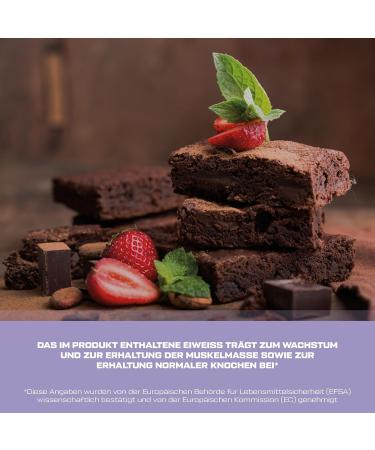 Scitec Nutrition High Protein Brownie - Chocolate Dessert with Oats & Fiber - 600g | Nutrient-Rich Easy Preparation - Buy Online on GoSupps.com