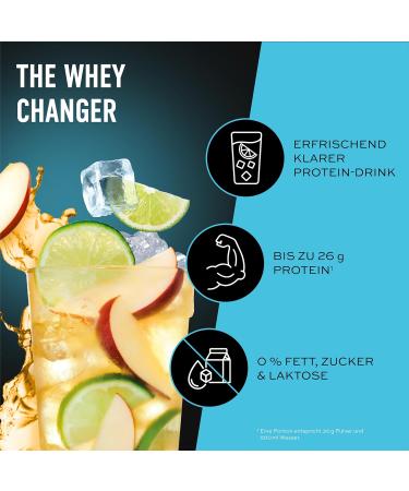 Buy ESN Isoclear Whey Isolate Protein Powder - Red Apple Lime Flavour 908g | Delicious Clear Whey High Quality Made in Germany - International Shipping Available - Buy Online on GoSupps.com
