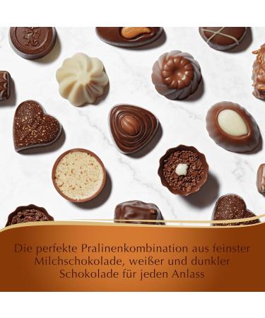 Lindt Chocolate Pralins Box - 125g Hand-Layered Almond Hazelnut & Pistachio Nougat | Perfect Chocolate Gift for Any Occasion - Buy Online on GoSupps.com