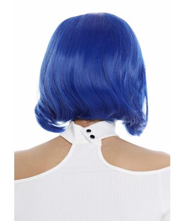 Buy WIG ME UP 0820-T2512 Short Bob Wavy Wig for Ladies - Stylish Blue Color | International Shipping Available - Buy Online on GoSupps.com