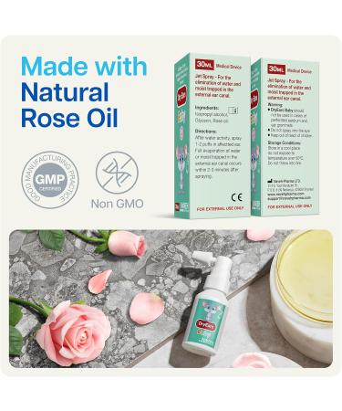 NAVEH PHARMA Dry Ears Baby | Swimmers Ear Drops Spray | Ear Drying Drops for Little Swimmers | Remove Water Trapped in Ears in Seconds | Prevent Hearing Loss (1 Fl Oz) - Buy Online on GoSupps.com
