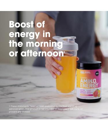 Optimum Nutrition New Flavor Amino Energy - Pre Workout with Green Tea, BCAA, Amino Acids, Keto Friendly, Green Coffee Extract, Energy Powder - Tropical Sunrise, 65 Servings (Packaging May Vary) Tropical Sunrise 1.29 Pound  - Buy Online on GoSupps.com