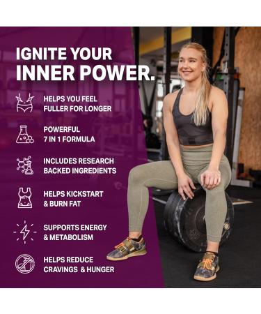 GLP-1 Weight Loss - Weight Loss Pills Appetite Suppressant & Fat Burner for Women | Supports Healthy Pathways Associated with GLP-1 Activity | 3rd Party Tested Supplement - 60 Capsules for Adults - Buy Online on GoSupps.com