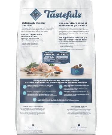 Blue Buffalo Sensitive Stomach Natural Adult Dry Cat Food Chicken And Brown Rice 6.8kg bag Large Bag Sensitive Stomach - Buy Online on GoSupps.com