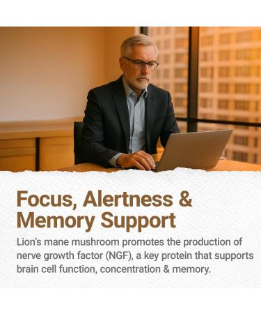 Procera Mega Mushroom - Improved Memory, Natural Energy & Mental Clarity - Clear Mind - Lift Brain Fog - Immune Support - Detox - Lions Mane Chaga Cordyceps Shiitake Turkey Tail - 60 Count - Buy Online on GoSupps.com