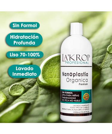 LA KROP Keratin Hair Treatment - Organic Formaldehyde-Free Straightener for Dry Damaged Hair - Best Keratin for Smoothing and Repairing - Buy Online on GoSupps.com